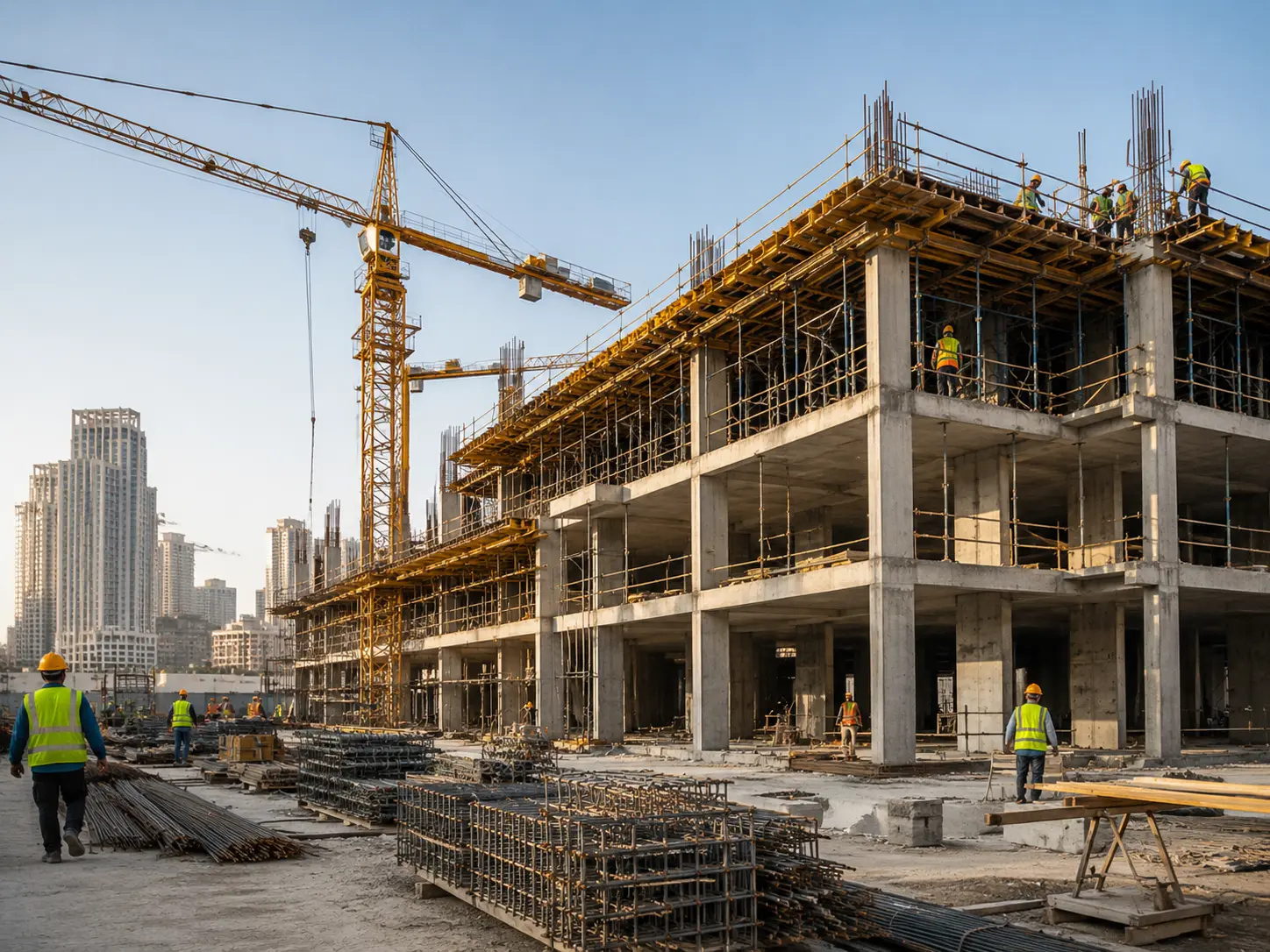 أعمال المقاولات والبنية التحتية التي تنفذها شركة روزن دان التجارية