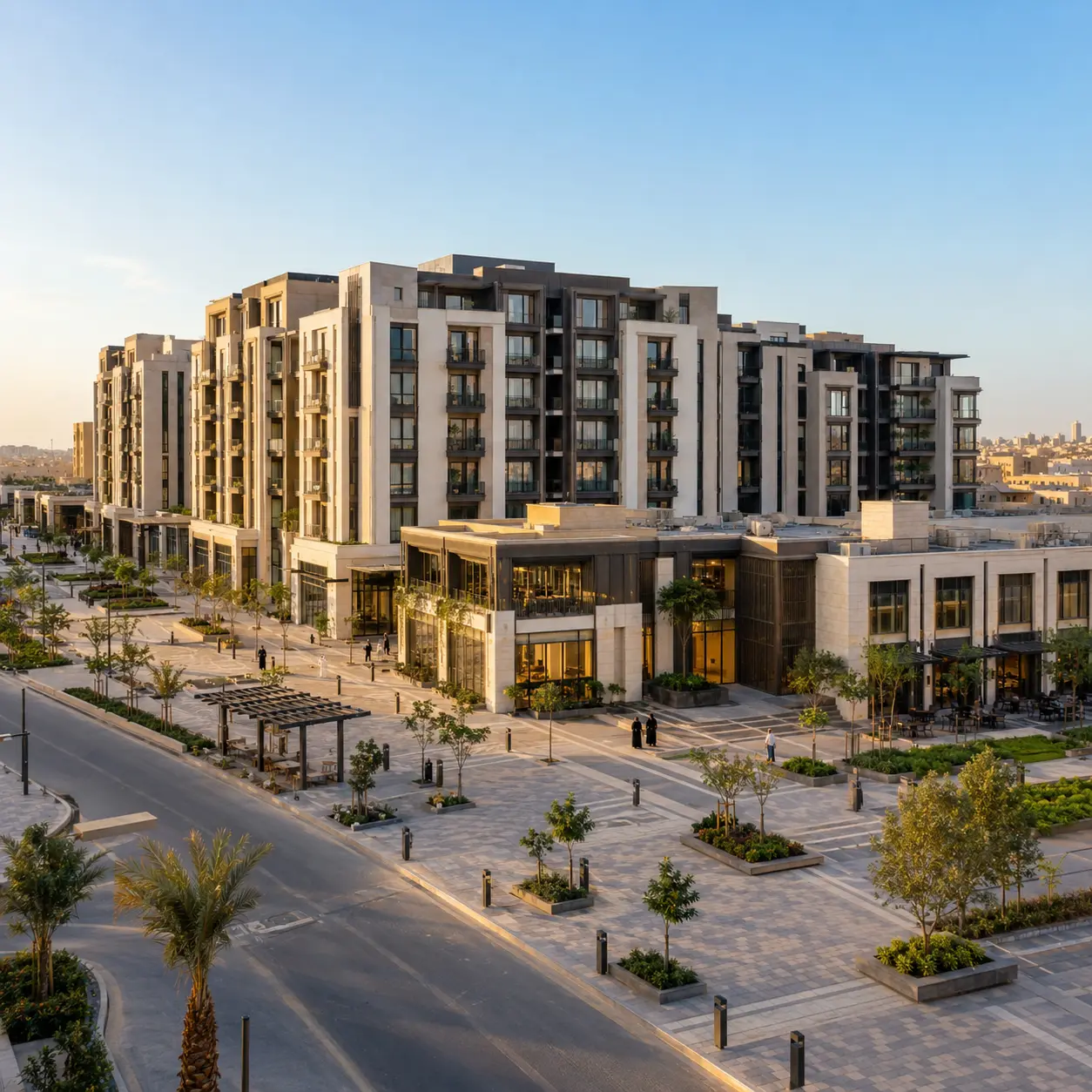 تصميم وتنفيذ مشروع عقاري سكني وتجاري من روزن دان التجارية